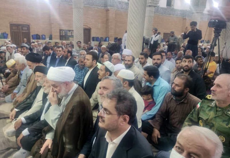 اقامه نماز وحدت با حضور رئیس جمهور در مسجد جامع سنندج