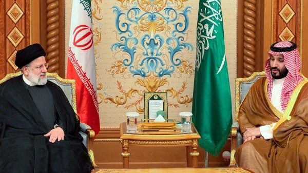 دیدار رییسی و بن سلمان در ریاض
