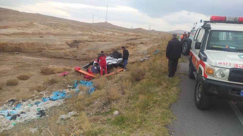 واژگونی خودروها در آذربایجان غربی ۱۲ نفر را مصدوم کرد