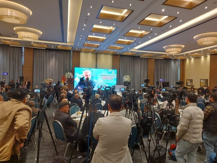 چوارەمین ساڵیادی شەهید بوونی حاجی قاسم سولەیمانی و هاوڕێ شەهیدەکانی لە هەولێر بەڕێوەچوو/وێنە