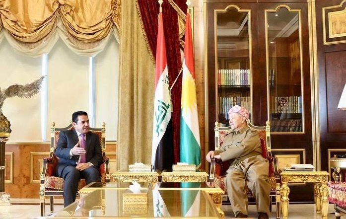مەسعوود بارزانی و ڕاوێژکاری ئاسایشی نەتەوەیی عێراق کۆ بوونەوە