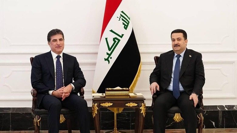 بارزانی و سوودانی په‌يوه‌ندييه‌کان هه‌ولێر و به‌غدا تاوتوێ ده‌که‌ن