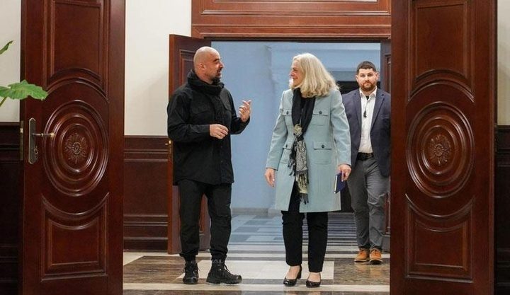 بافڵ تاڵەبانی و باڵیۆزی ئەمریکا لە عێراق، کۆ بوونەوە