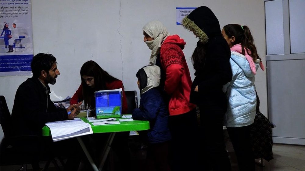 افتتاح مجدد بیمارستان کوبانی پس از تخریب آن در بمباران ترکیه
