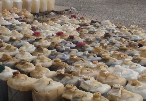 یک محموله بزرگ سوخت قاچاق در قصرشیرین  کشف شد
