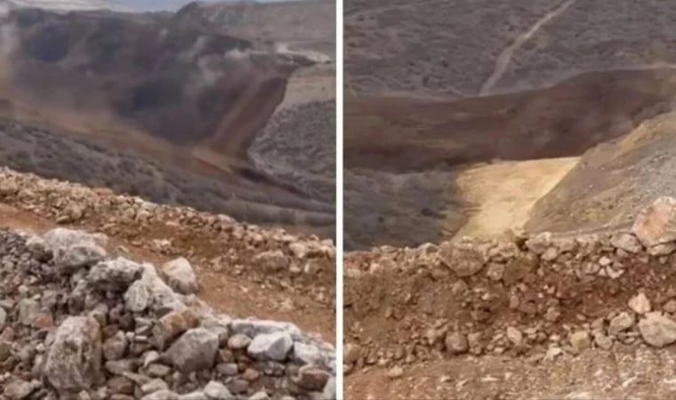 رانش زمین در معدن چوپلر ارزنجان؛ شماری از کارگران مفقود شدند + فیلم