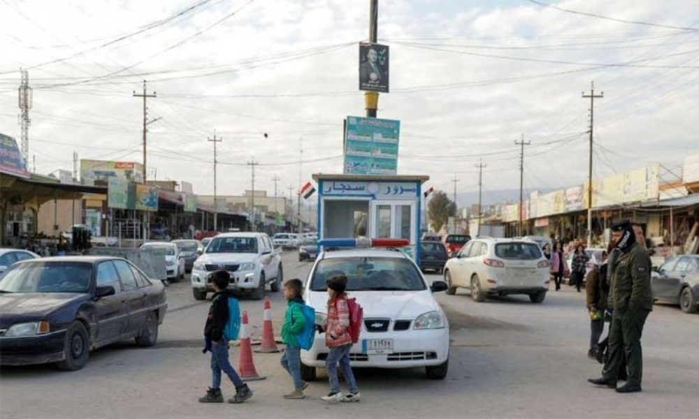 تجمع اعتراضی جوانان شنگالی داوطلب استخدام در ادارۀ پلیس