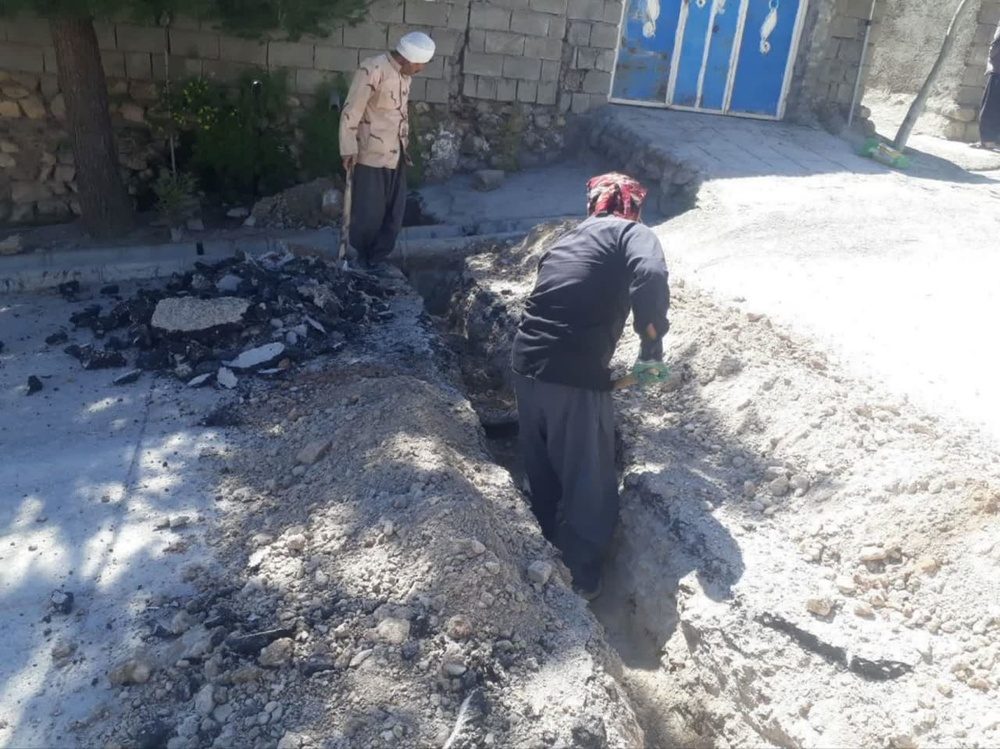 سرپله آبدانان به آب رسید