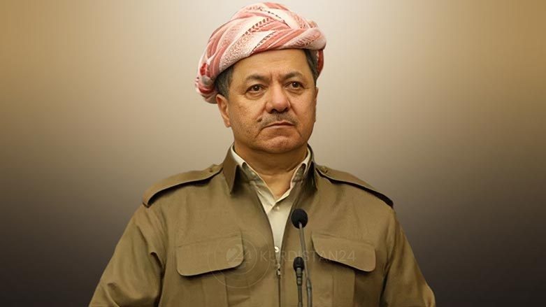 مەسعوود بارزانی پەیامێکی پرسە و سەرەخۆشی ئاراستەی ئێران دەکات