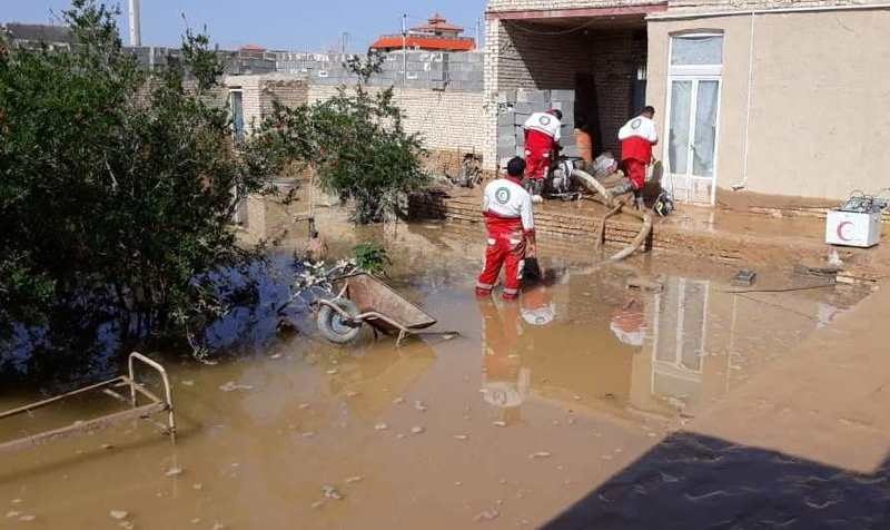 سیلاب در منطقه بورالان ماکو خسارت به بار آورد