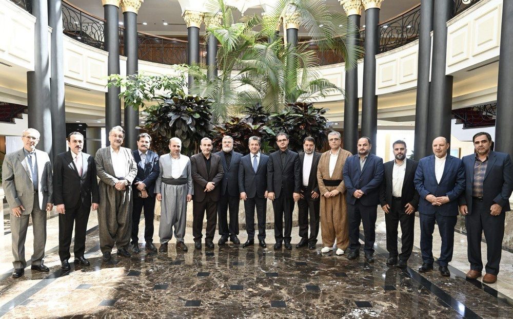 مەسروور بارزانی و شاندی باڵای ئێرانی پەرەپێدانی پەیوەنديی دوولایەنەیان تاوتوێ کرد