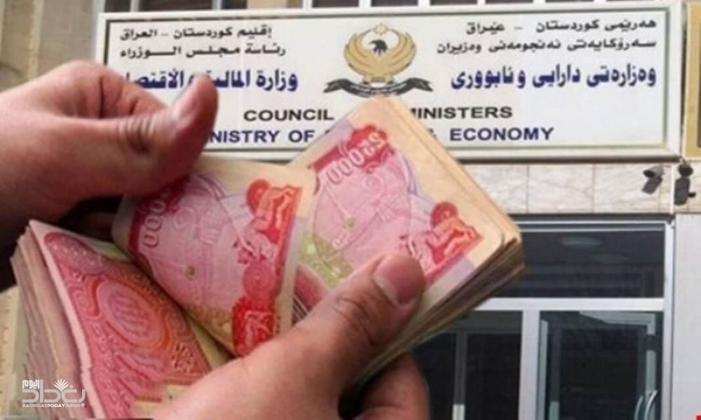 درآمد داخلی اقلیم کردستان به ۶۰۰ میلیارد دینار در ماه می‌رسد