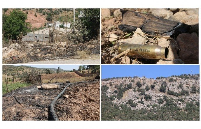 ساکنان روستای بلقشه در طول عملیات ترکیه قیامت را تجربه کردند + فیلم