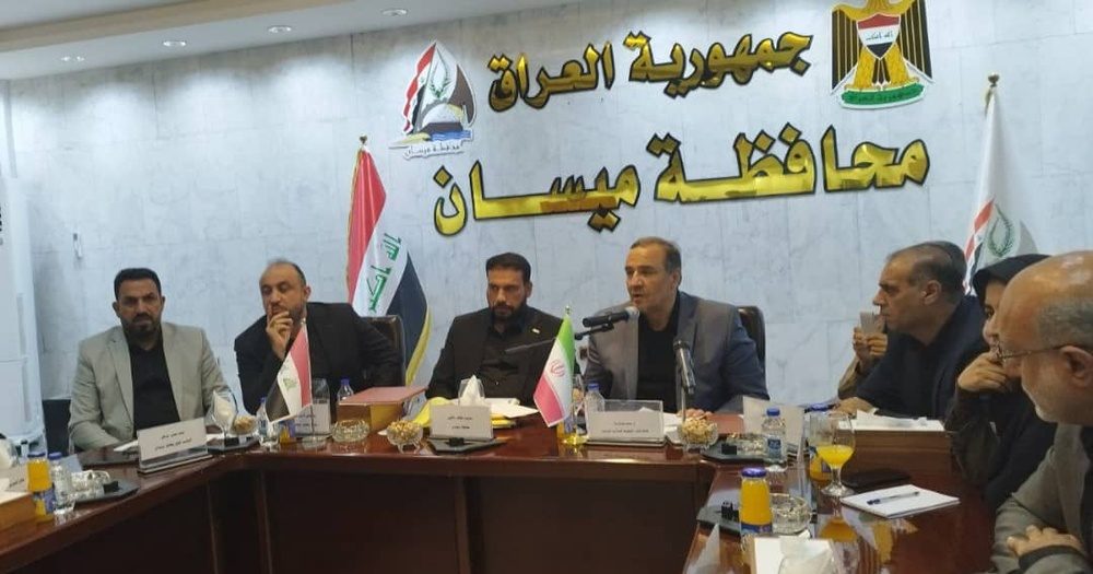 سفر هیئت استان ایلام به استان میسان عراق برای بازگشایی مرز چیلات دهلران