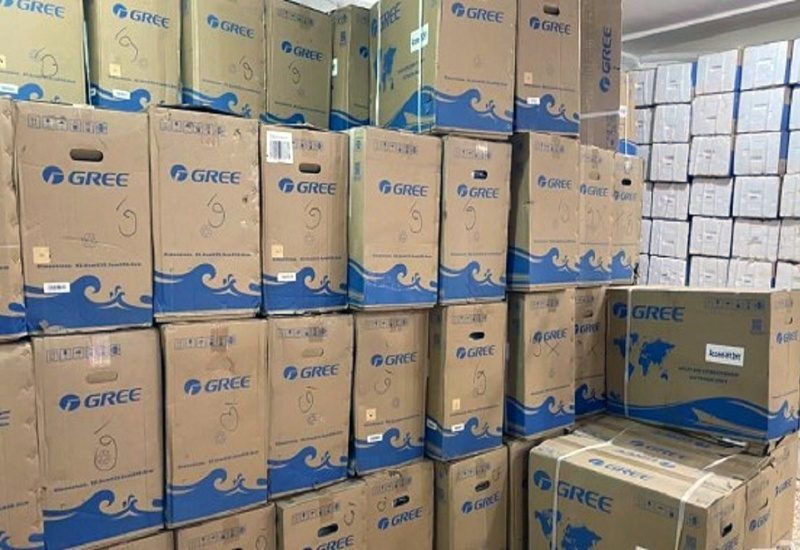 کشف انبار بزرگ کولرهای قاچاق در سقز