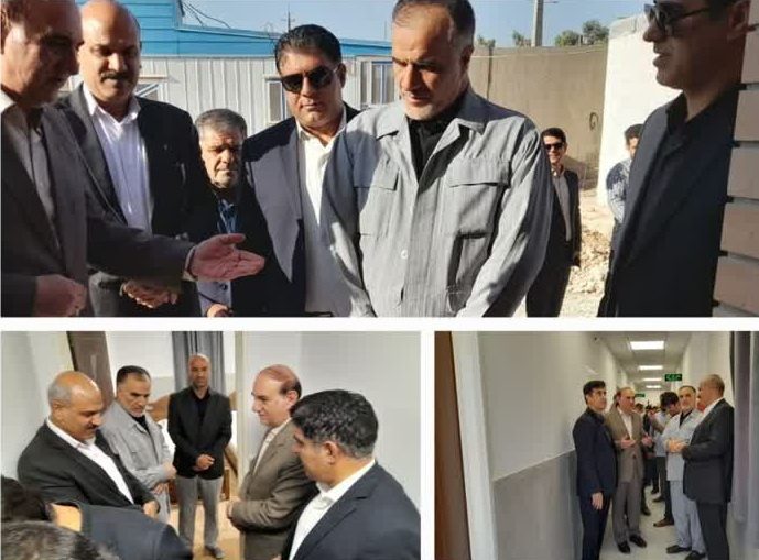 بهره برداری از ساختمان های درب خروج صادرات و یگان حفاظت پرویزخان