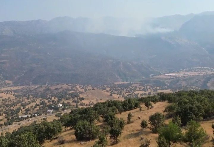 ساعاتی پس از زمین گذاشتن سلاح توسط PKK ترکیه پنج بار آمیدی را بمباران کرد
