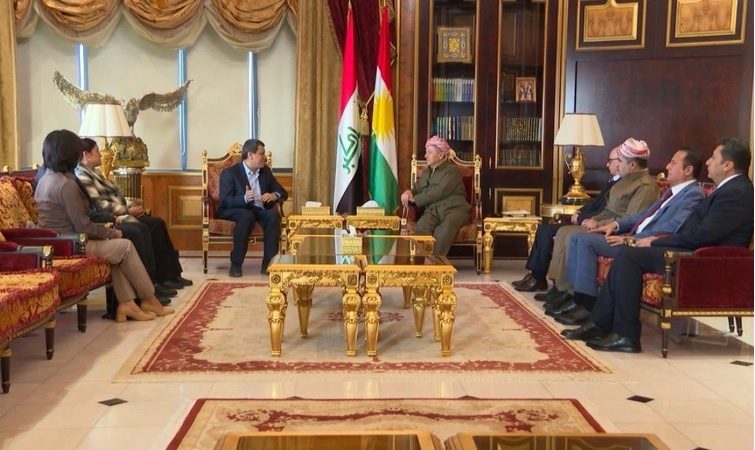 پیام مسعود بارزانی به کنفرانس ملی کُردها در کردستان سوریه
