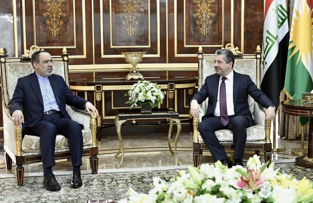 کۆبوونەوەی مەسروور بارزانی و کونسوڵی گشتیی نوێی ئێران