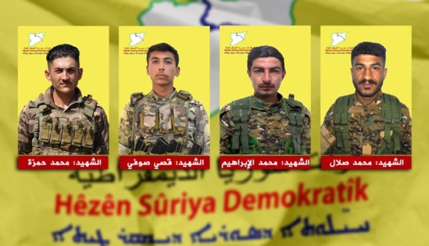 جان باختن 4 عضو SDF در سد تشرین، دیرحافر و دیرالزور