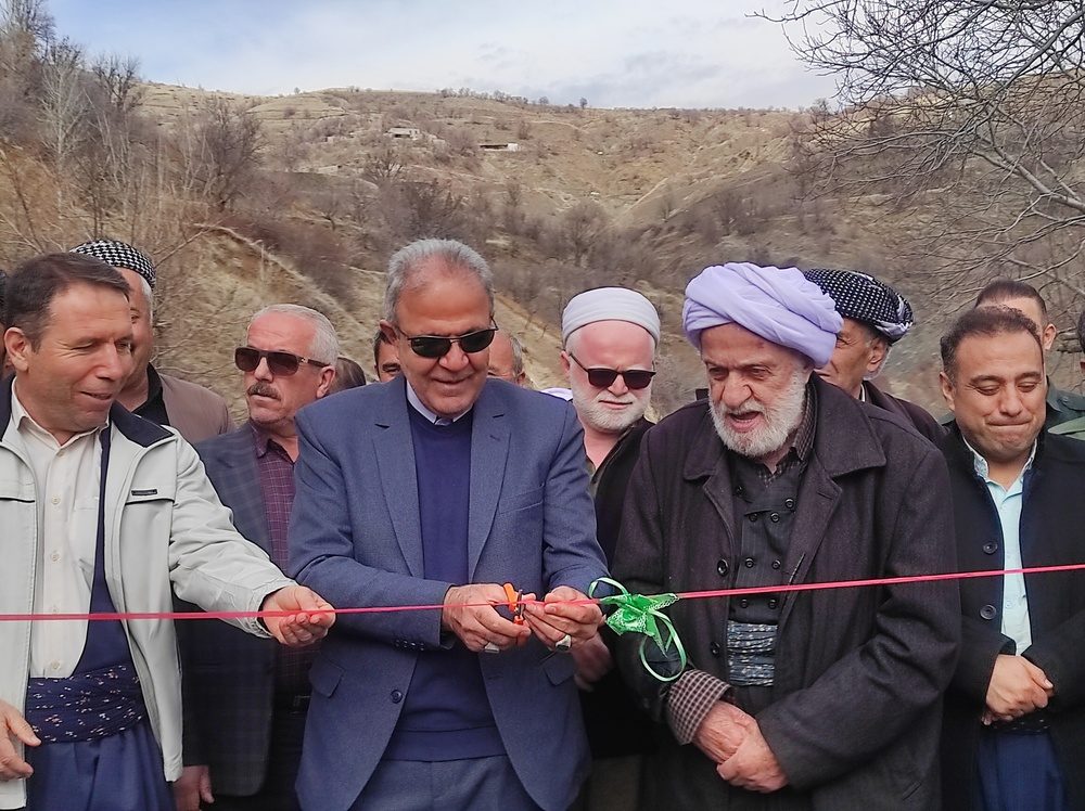 ۶پروژه عمرانی و خدماتی در بحش نمشیر بانه افتتاح شد