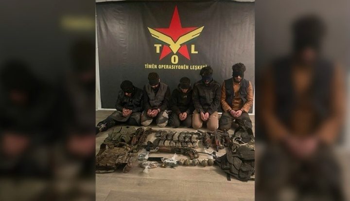 هەسەدە کوشتنی دوو چەکداری داعش و دەستگیرکردنی پێنجی دیکەی ڕایگەیاند