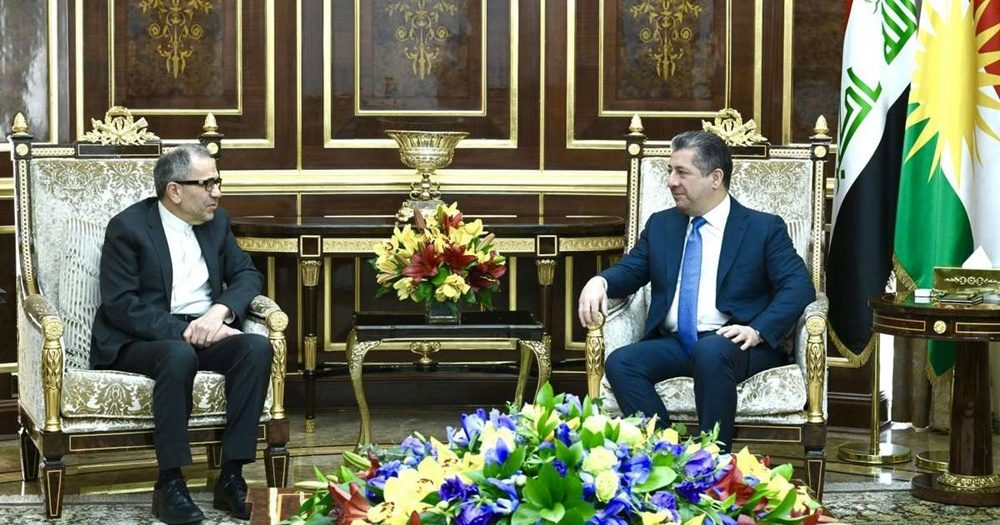 تأکید معاون وزیر خارجە ایران و مسرور بارزانی بر گسترش همکاری دو جانبه