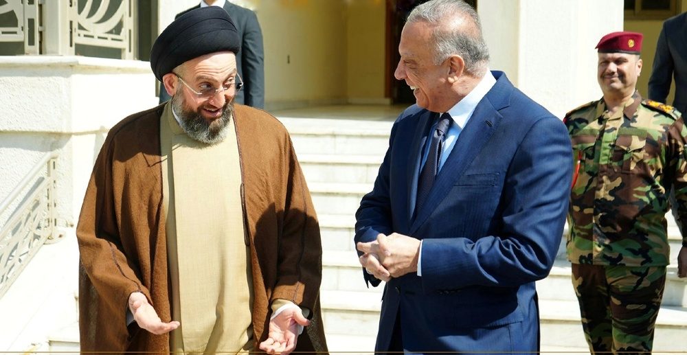 دیدار کاظمی و حکیم در بغداد؛ تأکید بر ضرورت اتحاد سیاسی در عراق