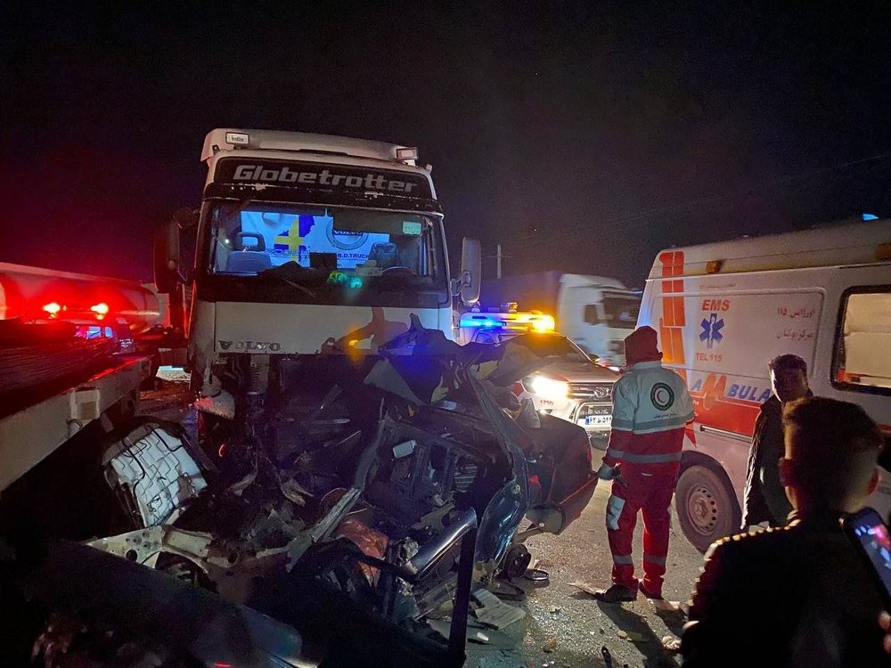 ٣ عضو یک خانواده بوکانی در تصادف جان باختند