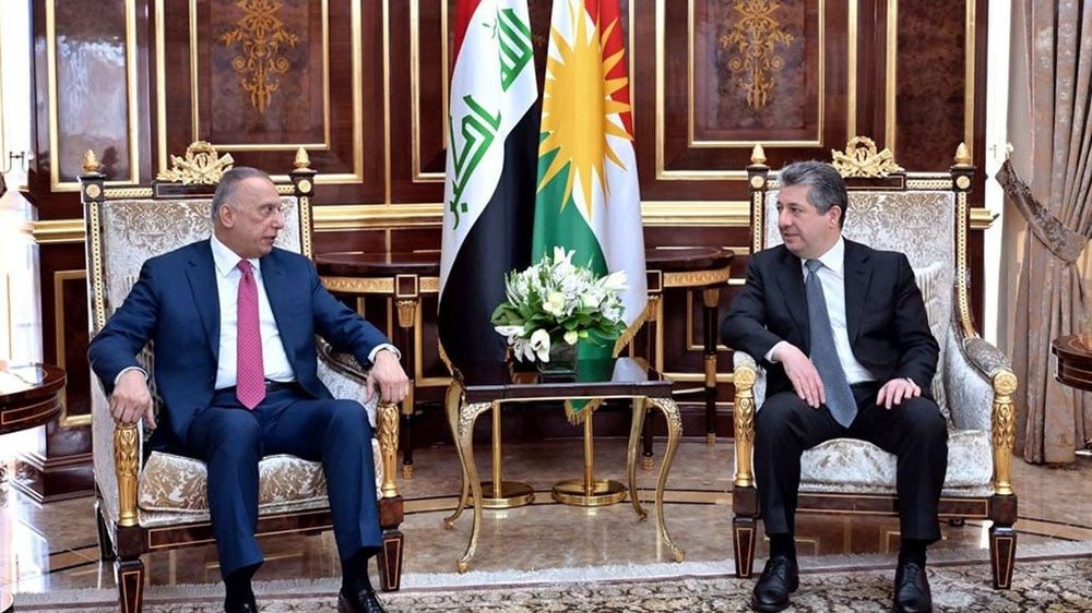 گفتگوی بارزانی و کاظمی درباره انتخابات پارلمانی عراق و آینده روابط بغداد و اربیل
