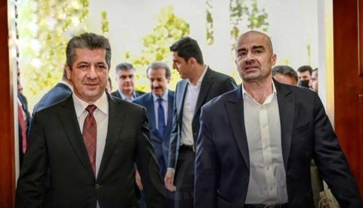 مەسروور بارزانی و بافڵ تاڵەبانی کۆ دەبنەوە