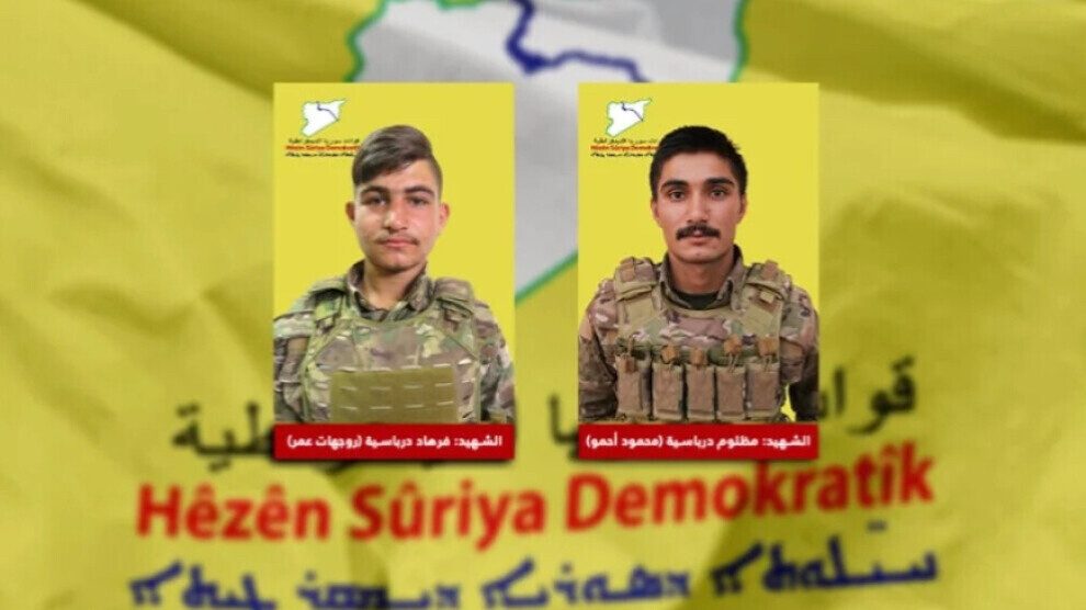 جان باختن دو عضو SDF در حملات ترکیه علیه سد تشرین