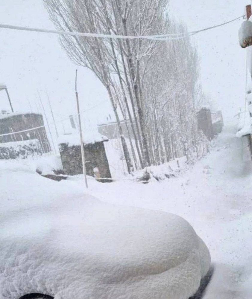 برف بهاری برخی مناطق آذربایجان غربی را سفیدپوش کرد
