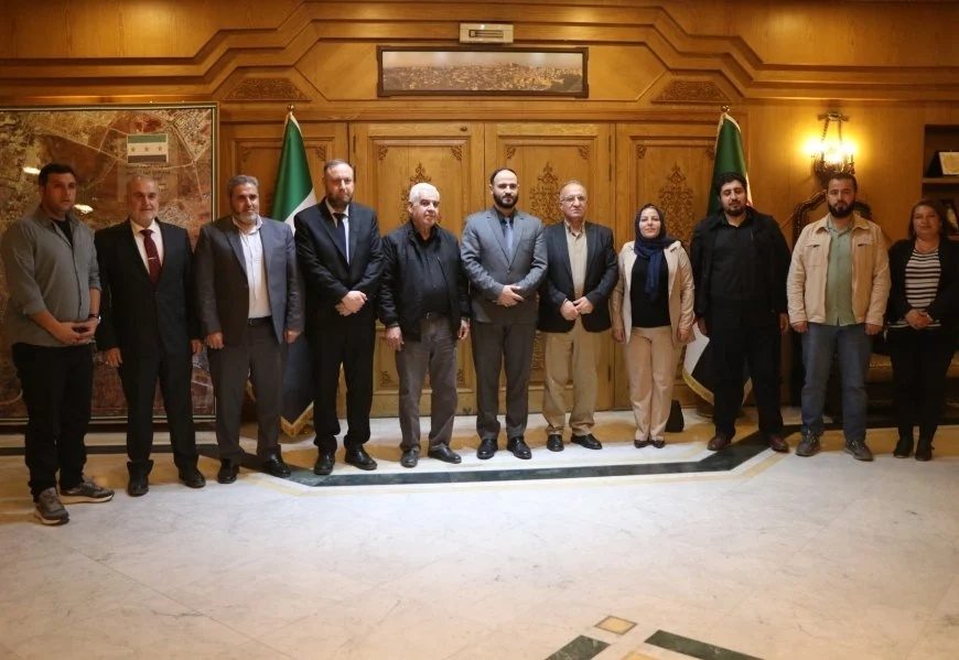 بررسی پرونده آوارگان عفرین در دیدار نمایندگان مدیریت خودگردان با استاندار حلب