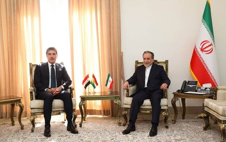 بارزانی و عێراقچی جەخت لە پەرەپێدانی پەیوەندییەکانی ئێران و هەرێم دەکەنەوە