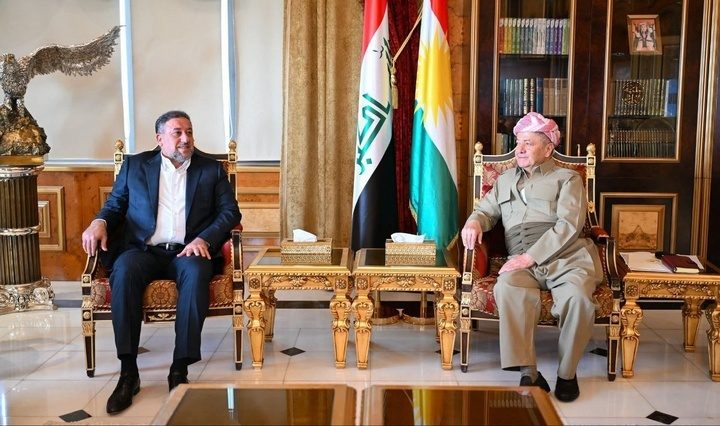 بارزانی و سەرۆکی هاوپەیمانێتیی سیادە کۆ بوونەوە