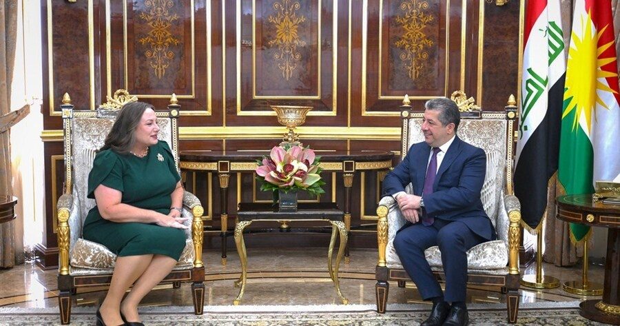 مەسروور بارزانی و كونسوڵى گشتيى ئه‌مريكا له‌ هه‌رێمى كوردستان، کۆ بوونەوە