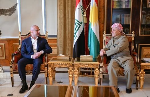 مسعود بارزانی و بافل طالبانی درباره تشکیل دولت جدید اقلیم رایزنی کردند