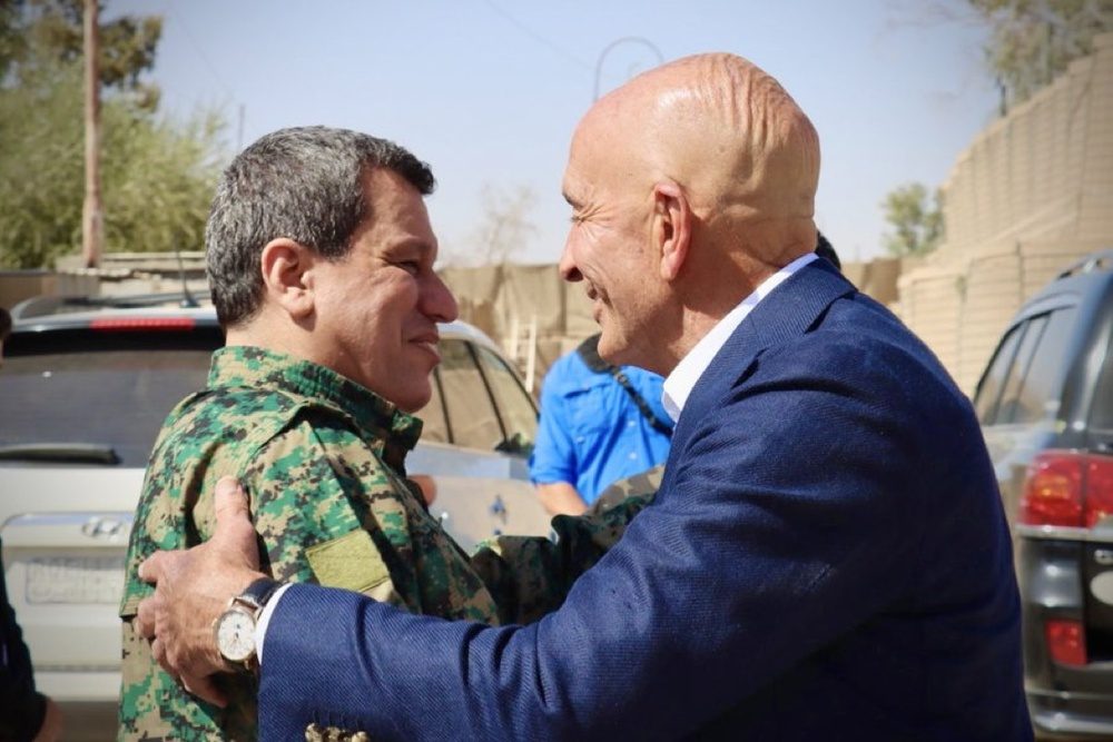 باراک از مظلوم عبدی خواست روابط SDF با PKK را قطع و روند ادغام در ارتش سوریه را تکمیل کند