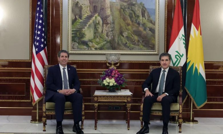 معاون وزیر خارجه امریکا با نچیروان بارزانی دیدار کرد