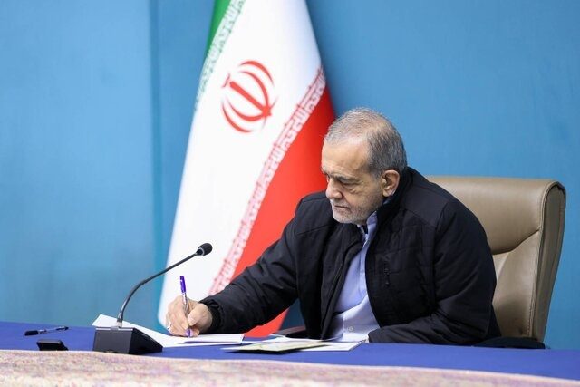پیام مسعود پزشکیان در پی انتخاب آیت الله مجتبی خامنه ای به عنوان رهبرانقلاب