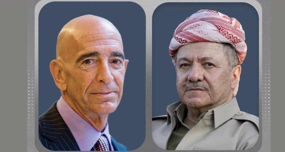 بارزانی و فرستاده ویژه آمریکا بر تداوم گفت‌وگو و صلح در سوریه تأکید کردند