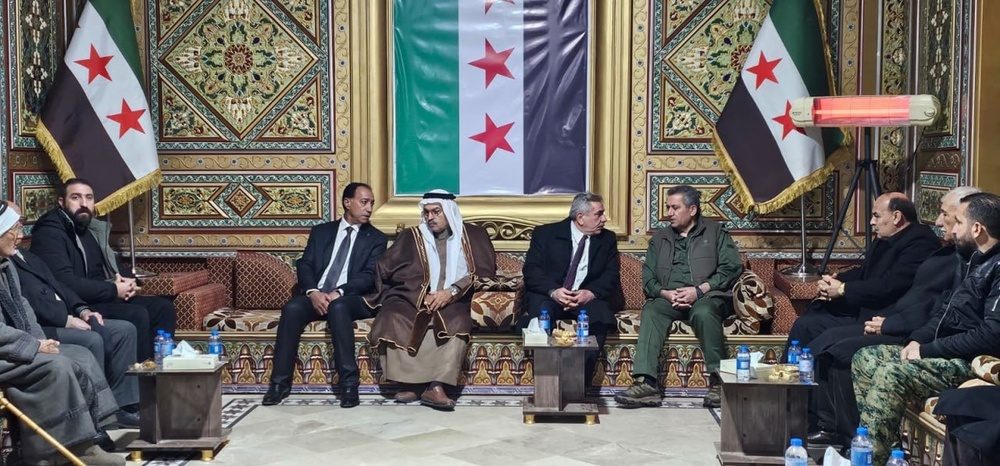دیدار استاندار جدید حسکه با هیئتی از معتمدین کُرد و عرب این شهر