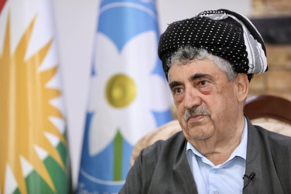 محمد حاجی محمود در مراسم تشییع آیت‌الله خامنه‌ای خواستار آزادی زندانیان کُرد ایران شد