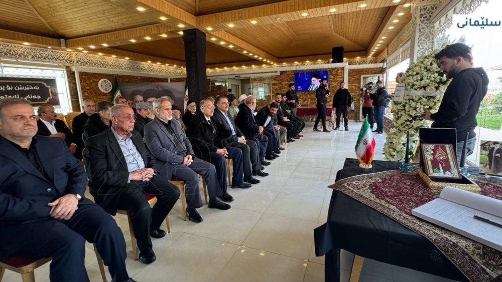 ڕێوڕەسمی پرسەی ڕێبەری باڵای ئێران لە سلێمانی بەڕێوە چوو