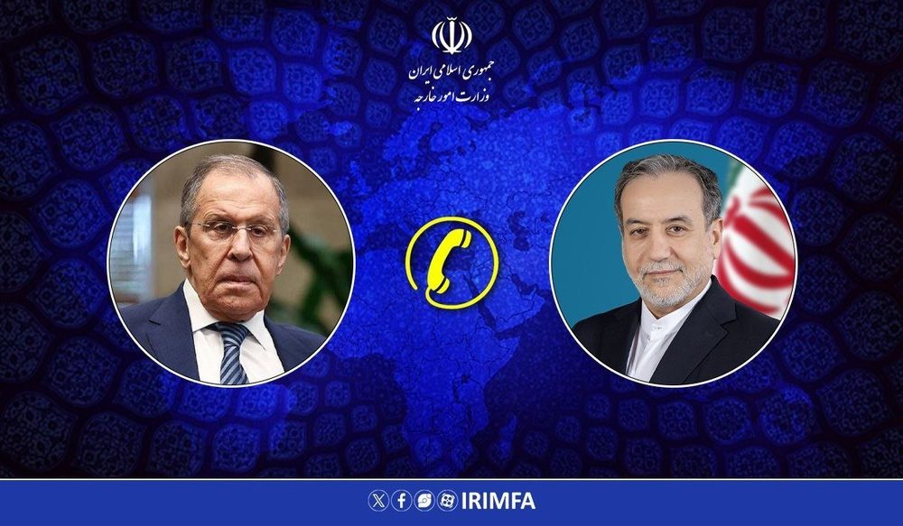 گفتگوی تلفنی وزرای امور خارجه جمهوری اسلامی ایران و روسیه