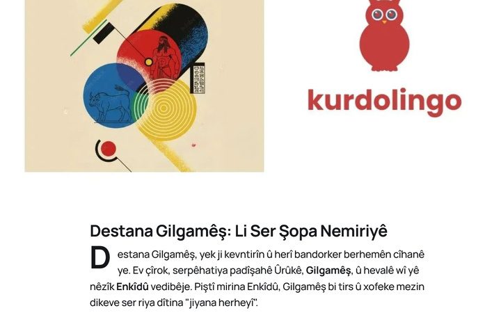 How do digital platforms help the survival of the Kurdish language?