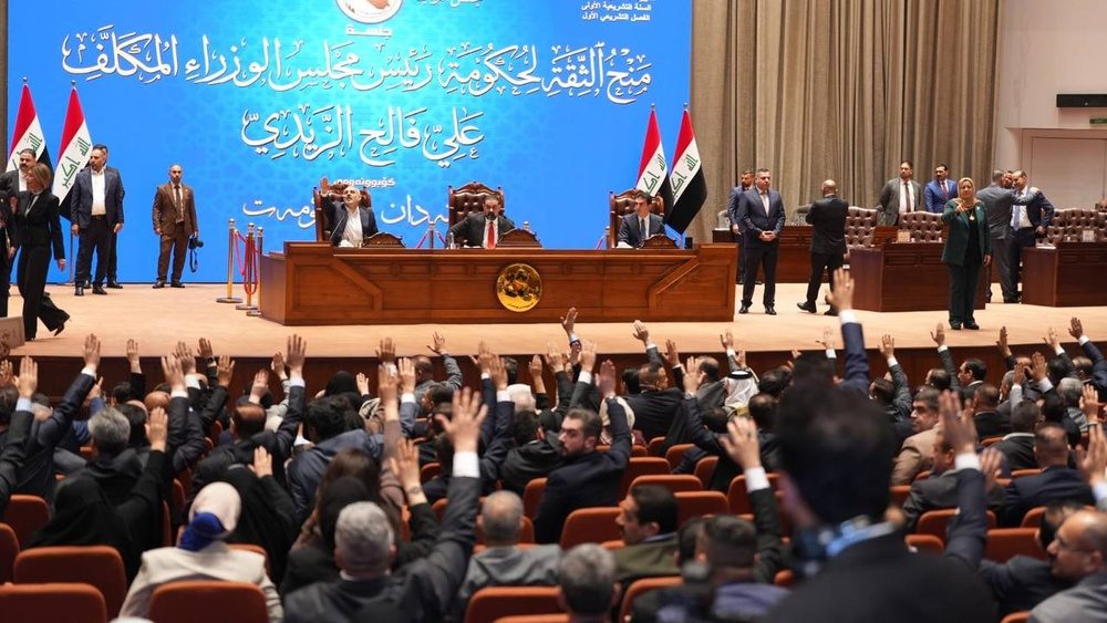 14 cabinet ministers Zaidi received a vote of confidence from the Iraqi parliament