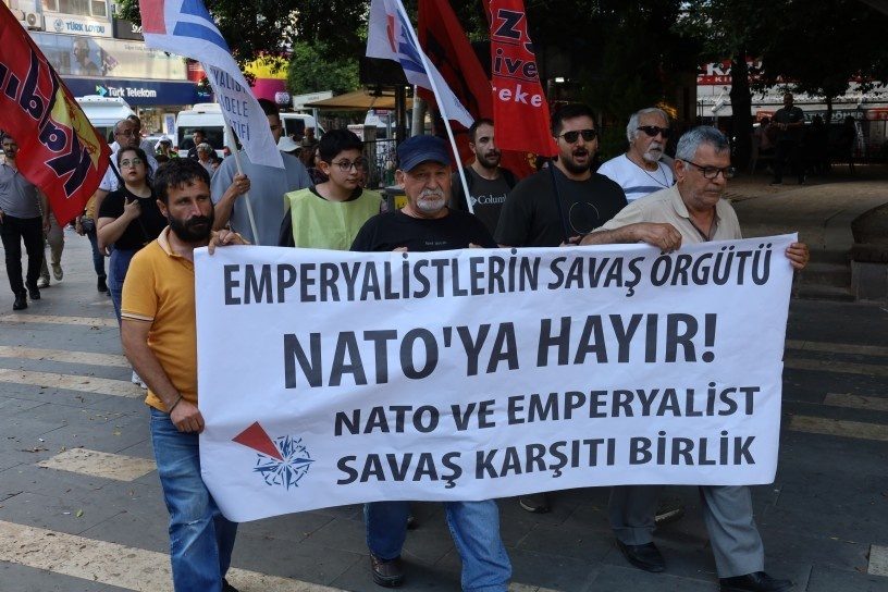 Anti-NATO rally in Adana; Protesters demanded the closure of foreign military bases in Türkiye