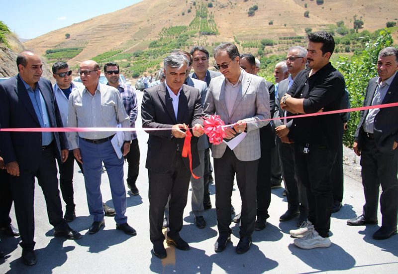 راه روستایی عسکران سنندج با مسئولیت اجتماعی بخش معدن به بهره برداری رسید